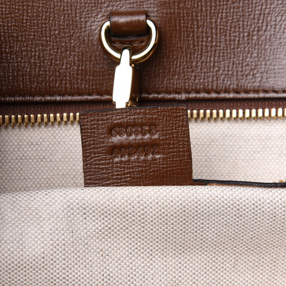 Gucci GG Supreme Monogram Fake/Not Large Retro Interlocking G Tote Bag Beige Brown Sugar 7 of 11