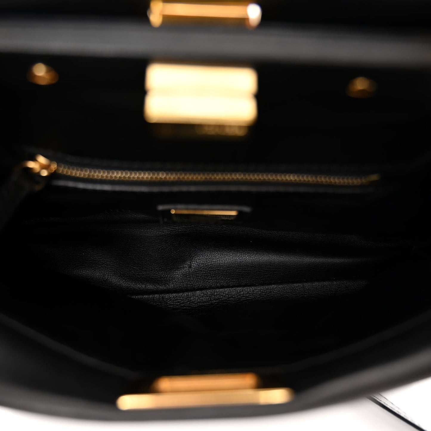Nappa Mini Peekaboo Iconic Satchel Black