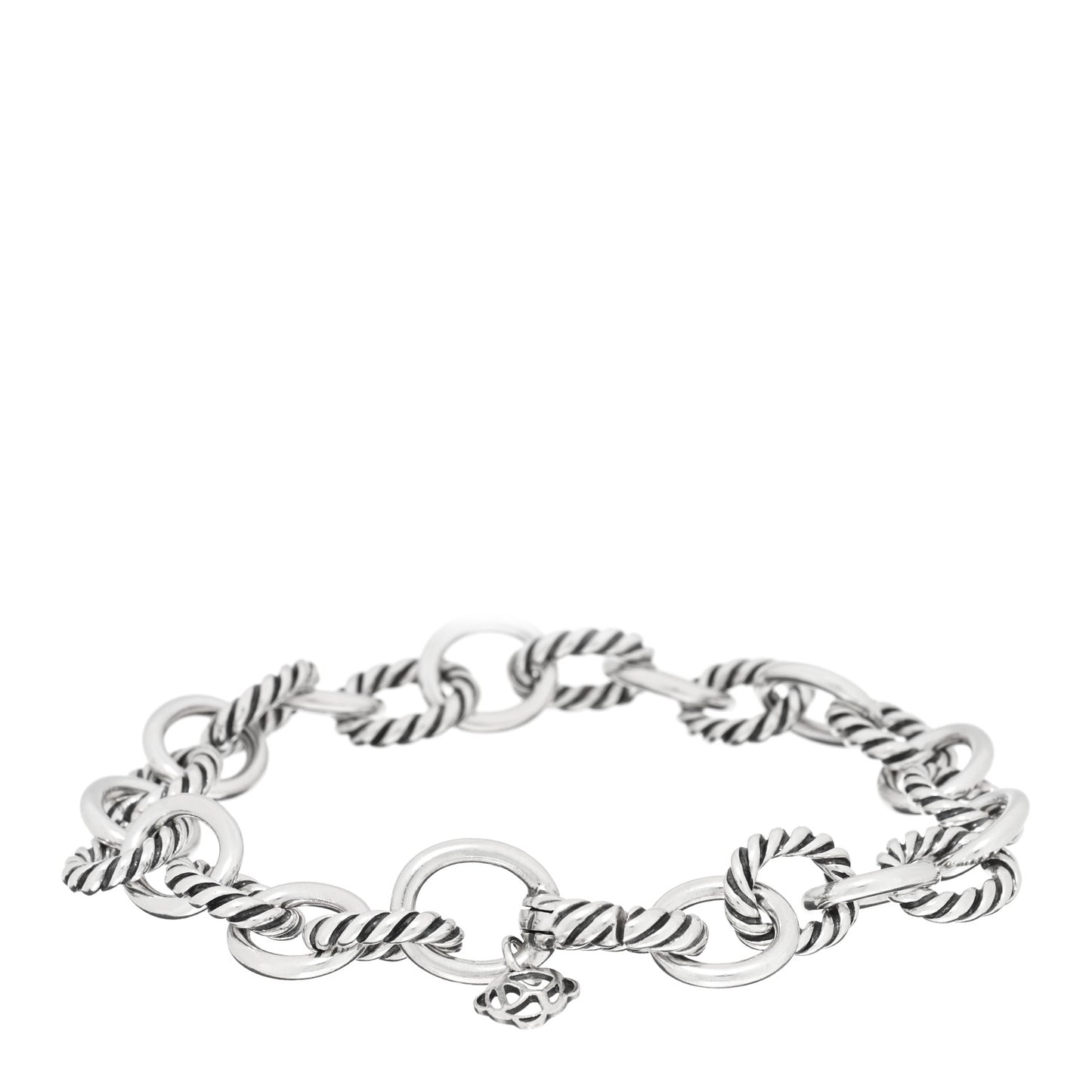 Sterling Silver 10mm Medium Oval Link Bracelet