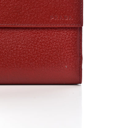 Prada Cinghiale Bi-Fold Wallet Fuoco 7 of 10