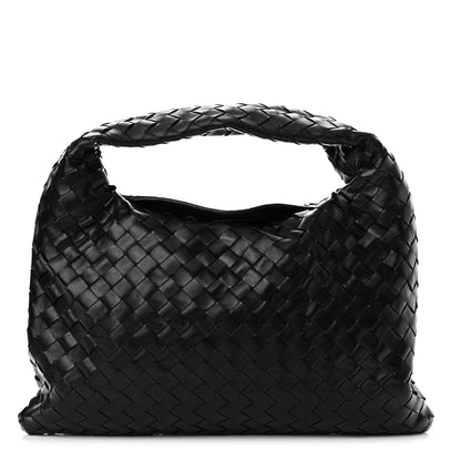 Bottega Veneta Calfskin Intrecciato Small Hop Black 1 of 10
