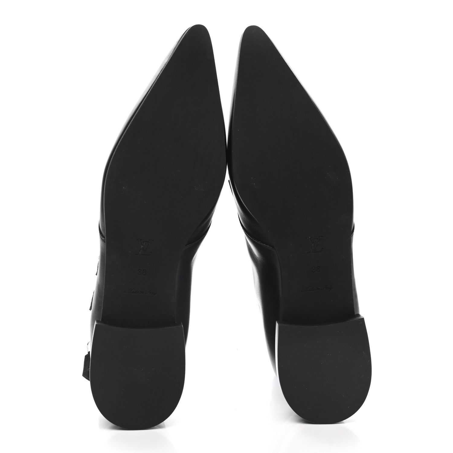 Louis Vuitton Calfskin Monogram Jumble Flat Ankle Boots 38 Black 5 of 9