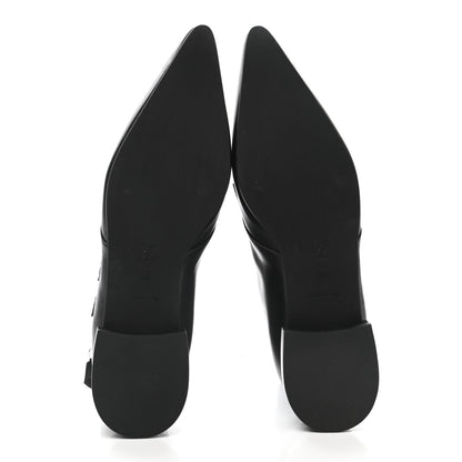 Louis Vuitton Calfskin Monogram Jumble Flat Ankle Boots 38 Black 5 of 9