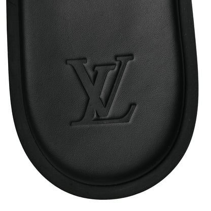Louis Vuitton Monogram Denim Mens LV Oasis Mules 9.5 Black 9 of 11