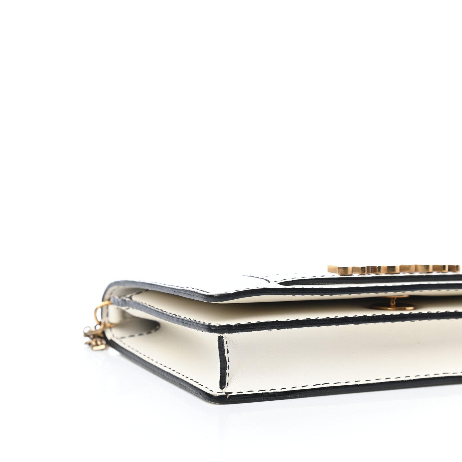 Christian Dior Calfskin J'Adior Wallet on Chain Pouch Off White 9 of 12