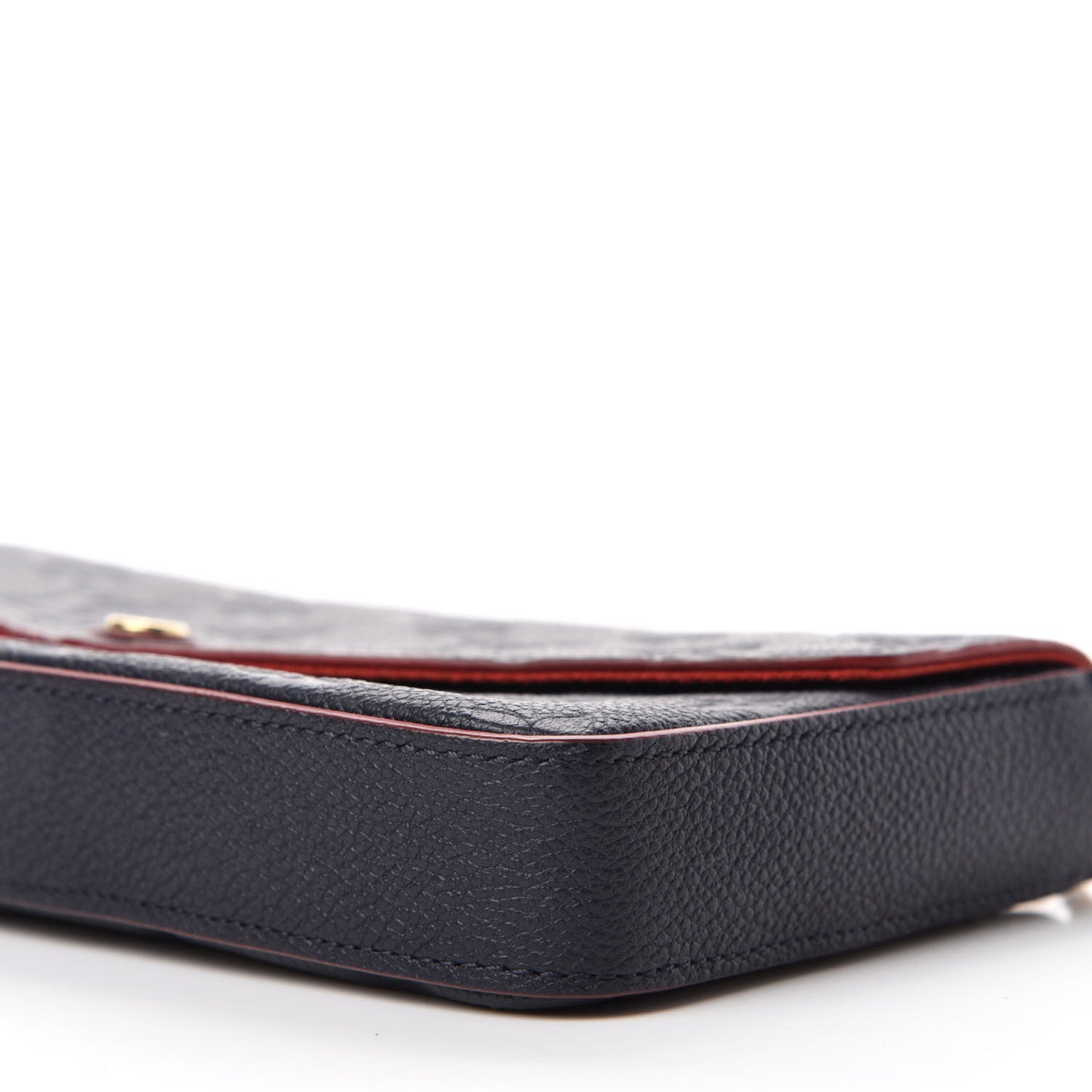 Empreinte Pochette Felicie Chain Wallet Marine Rouge