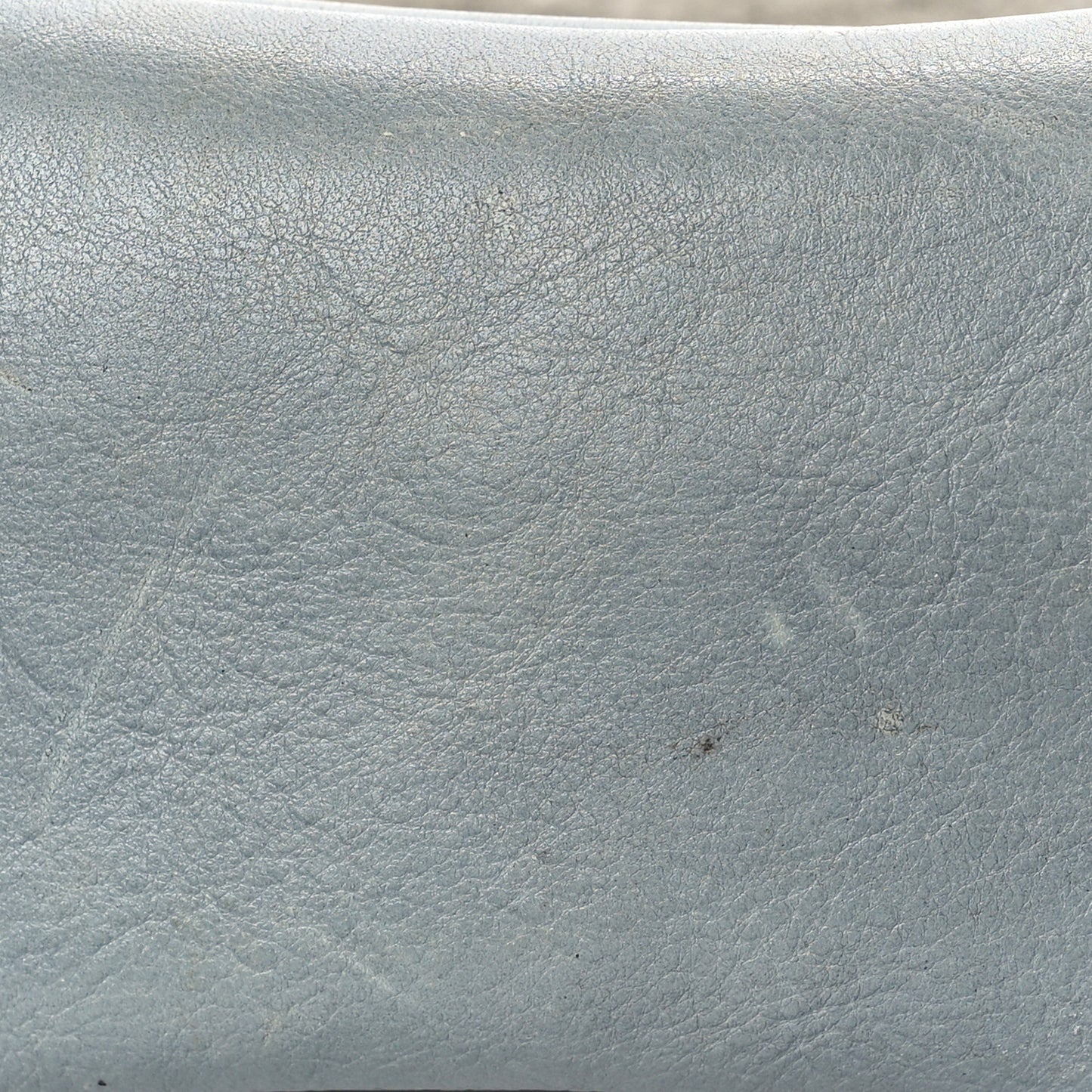 Suede Calfskin Mini Faye Backpack Washed Blue