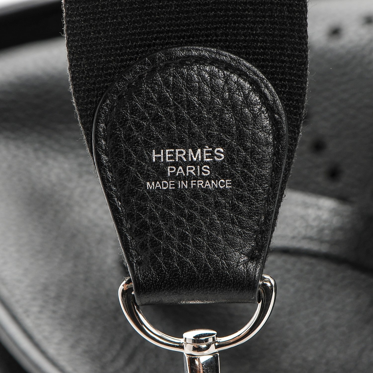 Hermes Taurillon Clemence Evelyne III PM Black 7 of 10