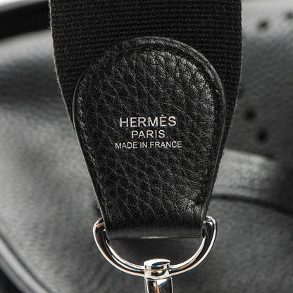 Hermes Taurillon Clemence Evelyne III PM Black 7 of 10