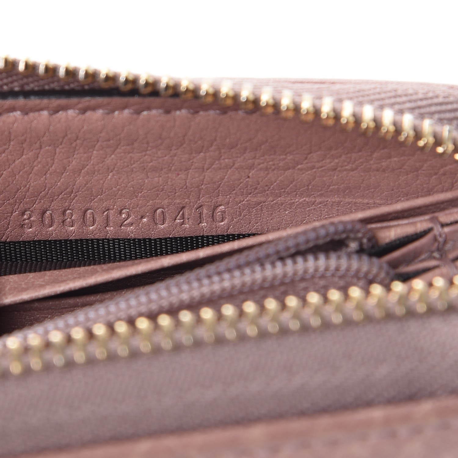 Gucci Guccissima Sukey Zip Around Wallet Dusty Rose 7 of 8