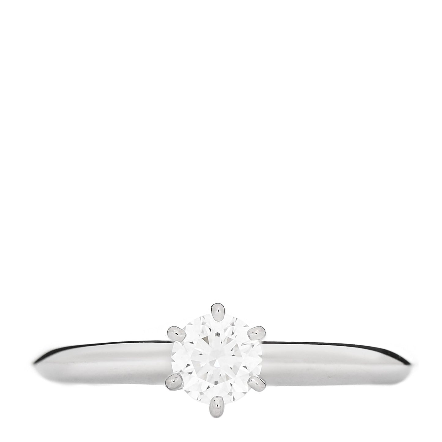 Platinum Diamond .26ct Solitaire Engagement Ring 46 3.75