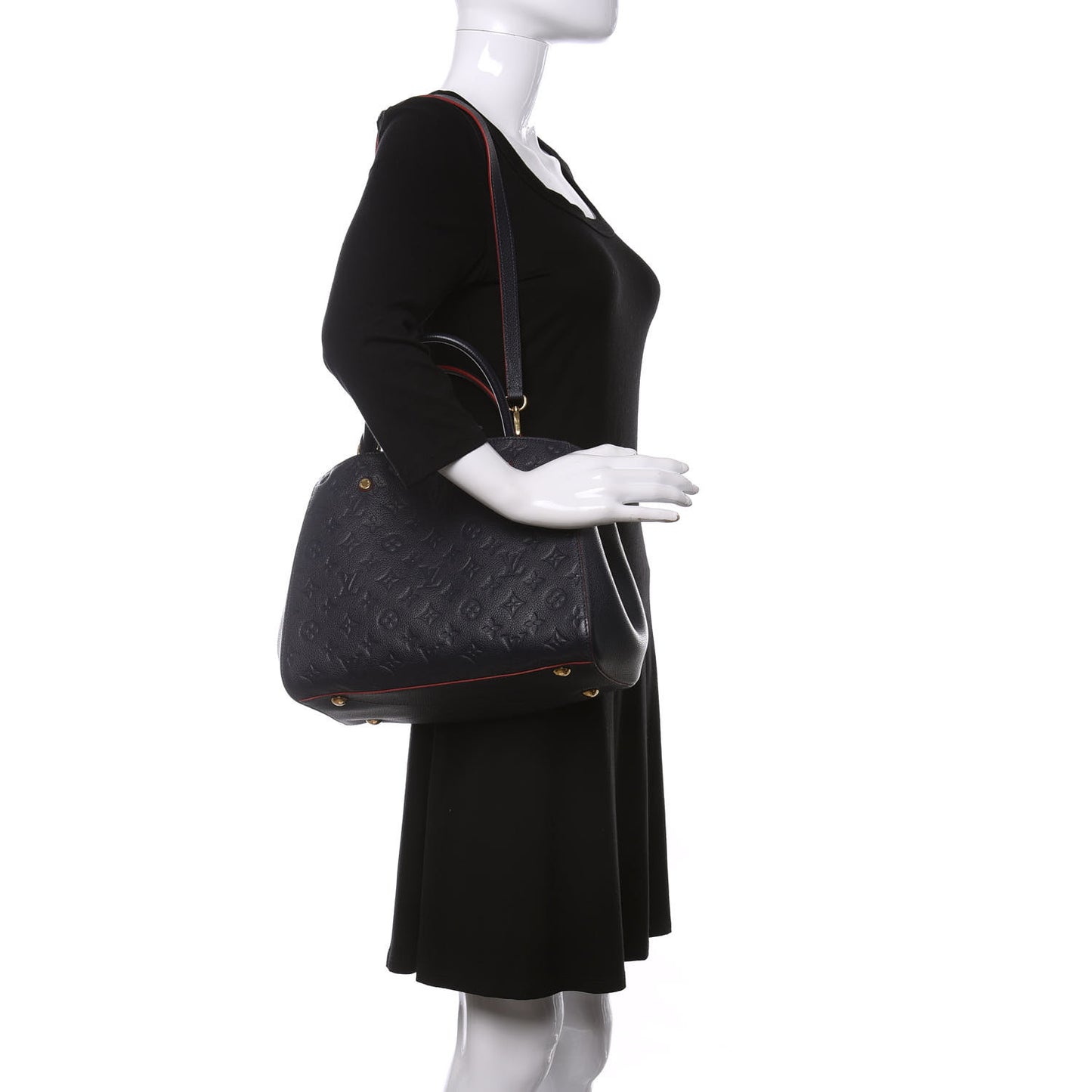 Empreinte Montaigne MM Marine Rouge