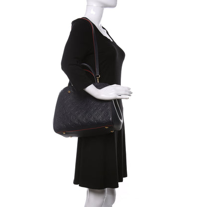 Louis Vuitton Empreinte Montaigne MM Marine Rouge 2 of 10