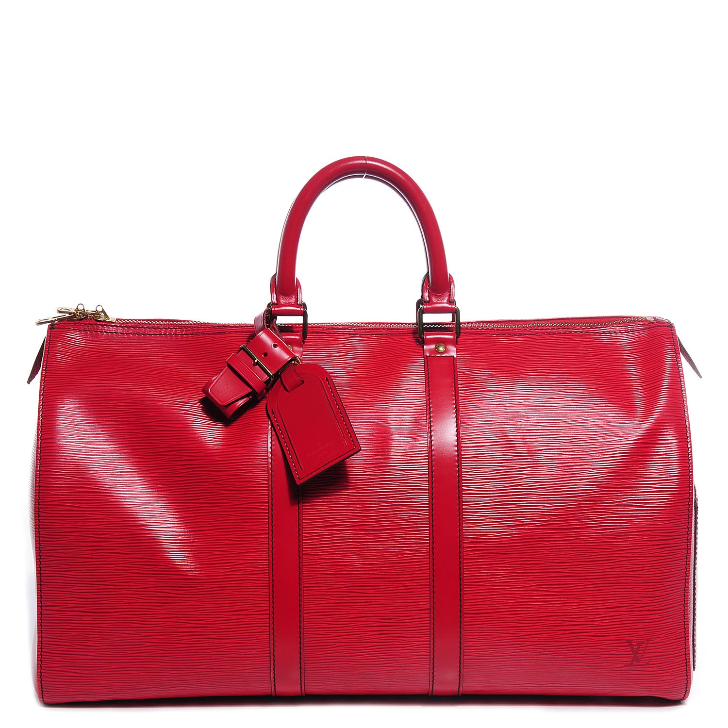 Louis Vuitton Epi Keepall 50 Rouge 1 of 7