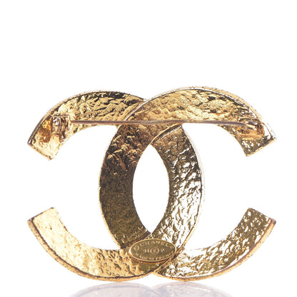 Chanel CC Large Brooch Gold 3 of 5