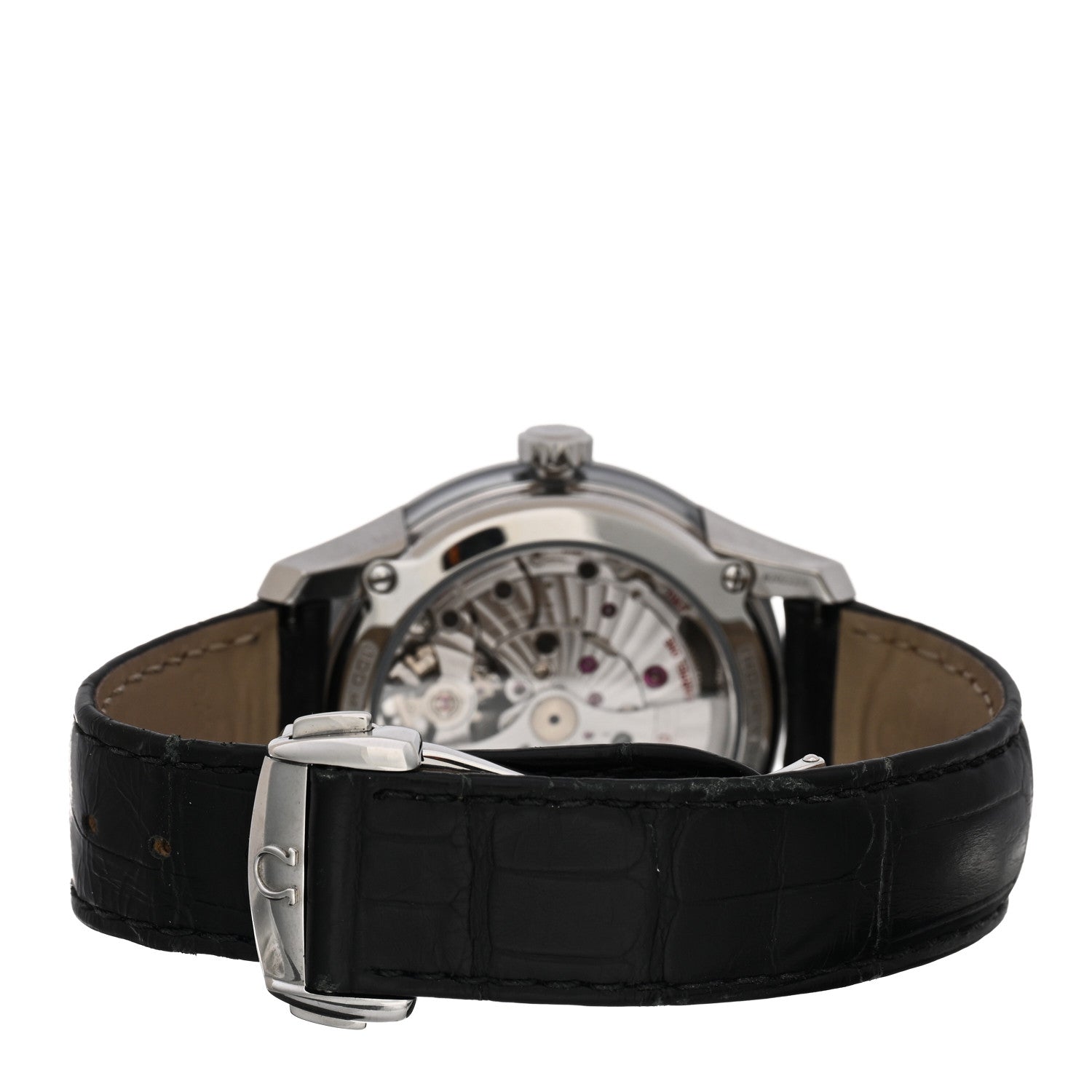 Omega Stainless Steel Alligator 41mm De Ville Hour Vision Automatic Watch Blue 433.33.41.21.03.001 3 of 4