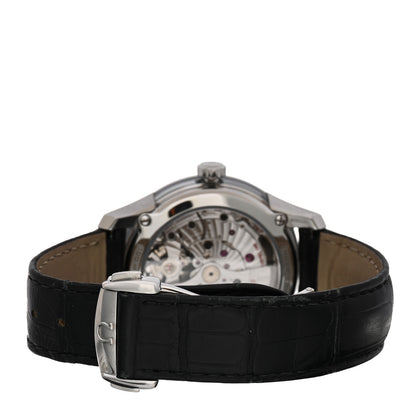 Omega Stainless Steel Alligator 41mm De Ville Hour Vision Automatic Watch Blue 433.33.41.21.03.001 3 of 4