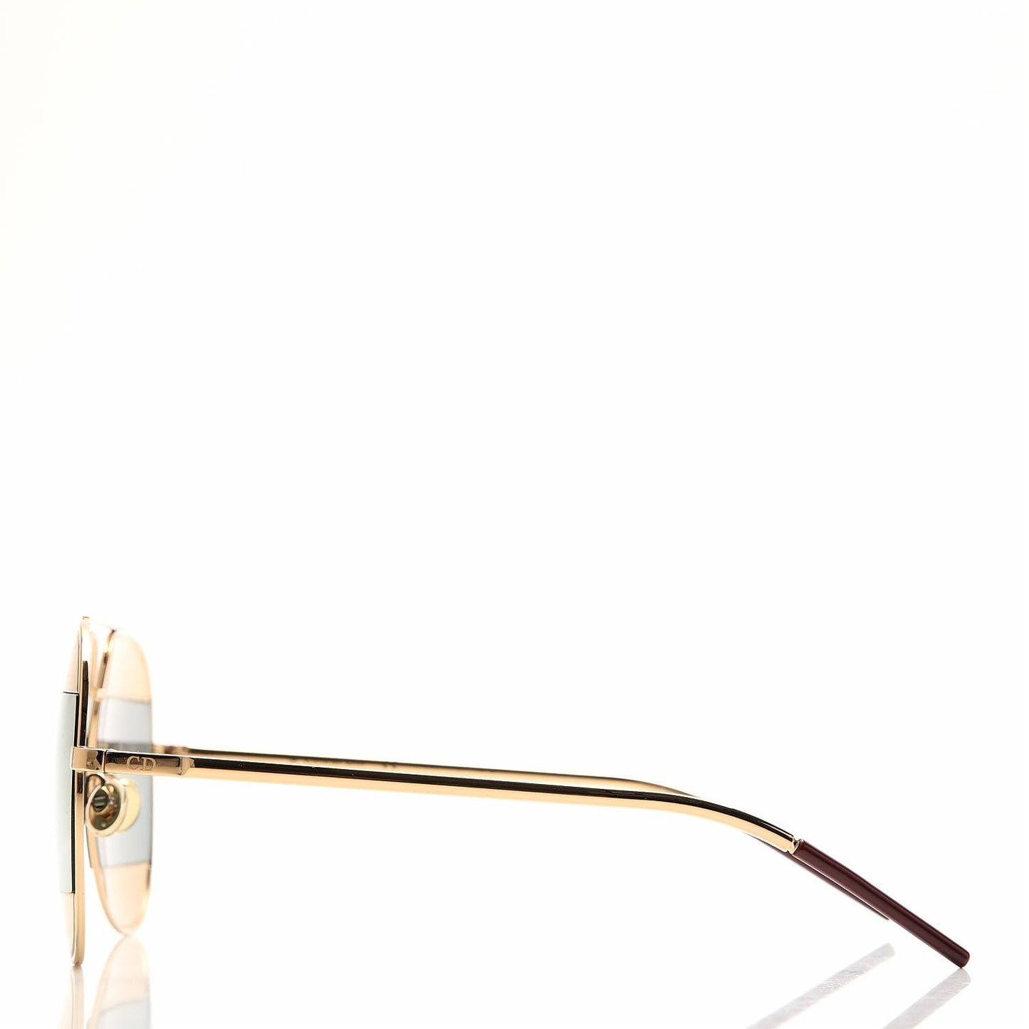Split 1 Aviator Sunglasses Gold