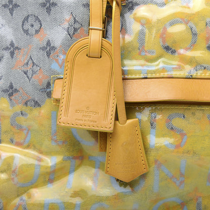 Louis Vuitton Monogram Pulp Defile Weekender GM Yellow 11 of 14