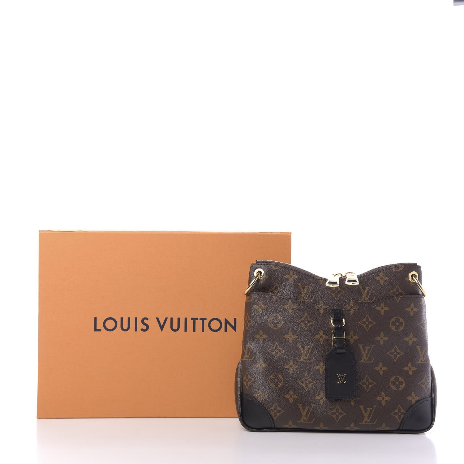 Louis Vuitton Monogram Odeon PM Black 9 of 9