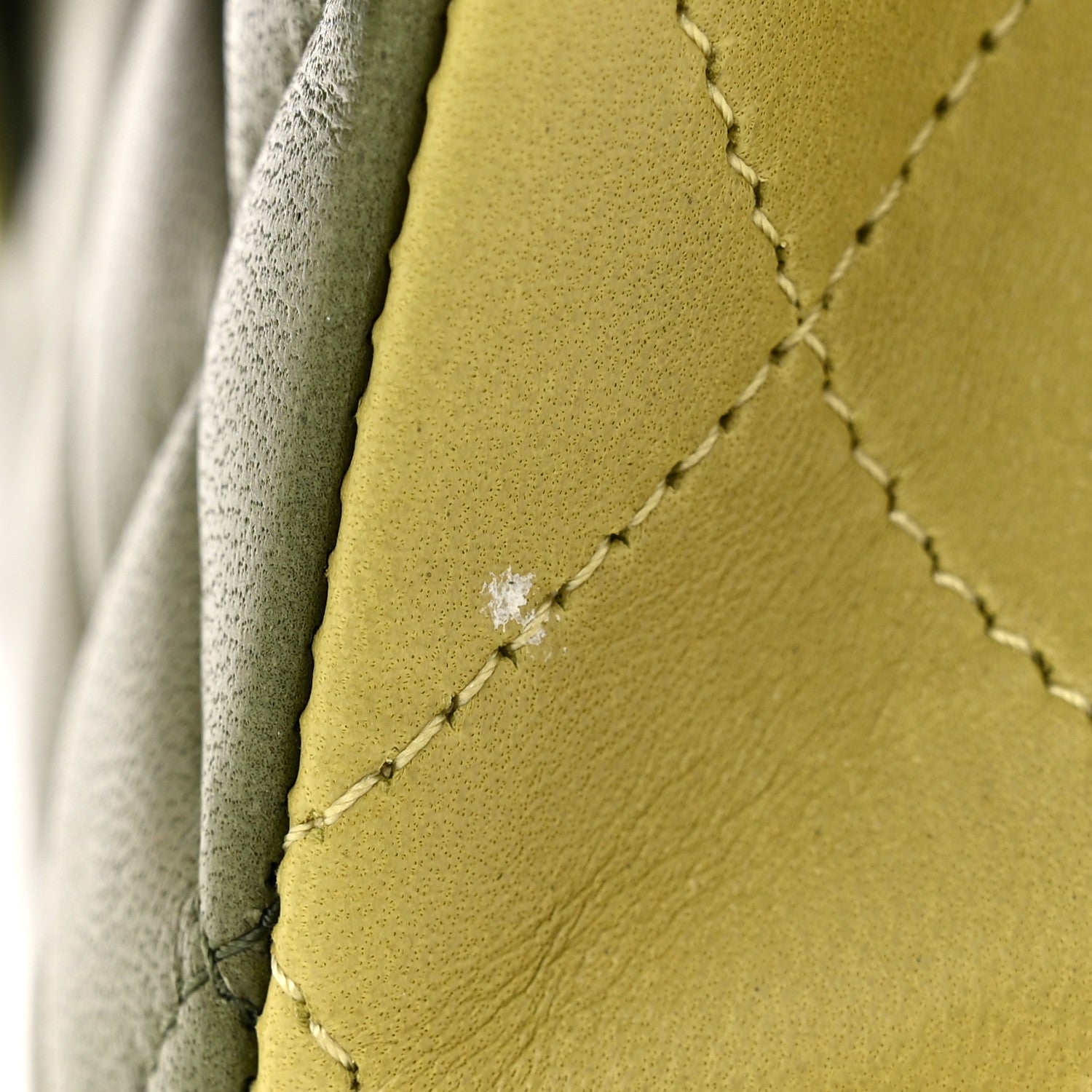 Chanel Lambskin Quilted Tri-Color Medium Double Flap Green Brown 13 of 14