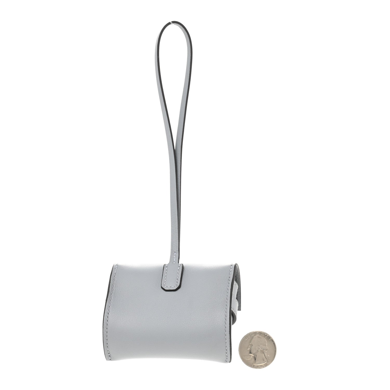Hermes Swift Kelly Festival Bag Charm Gris Pantin 2 of 6