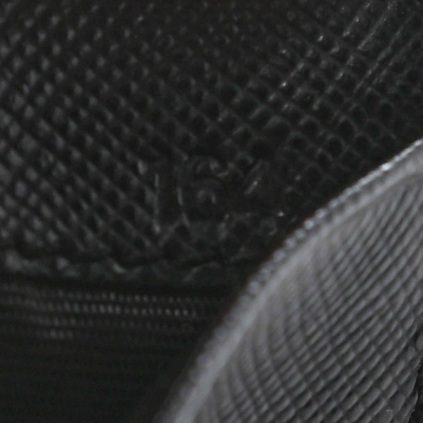 Saffiano Card Holder Black