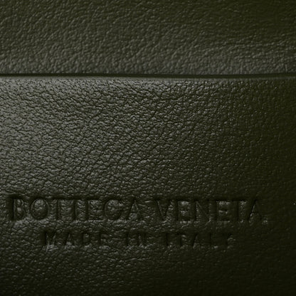 Bottega Veneta Suede Intrecciato Concert Pouch Green Tweed 6 of 10