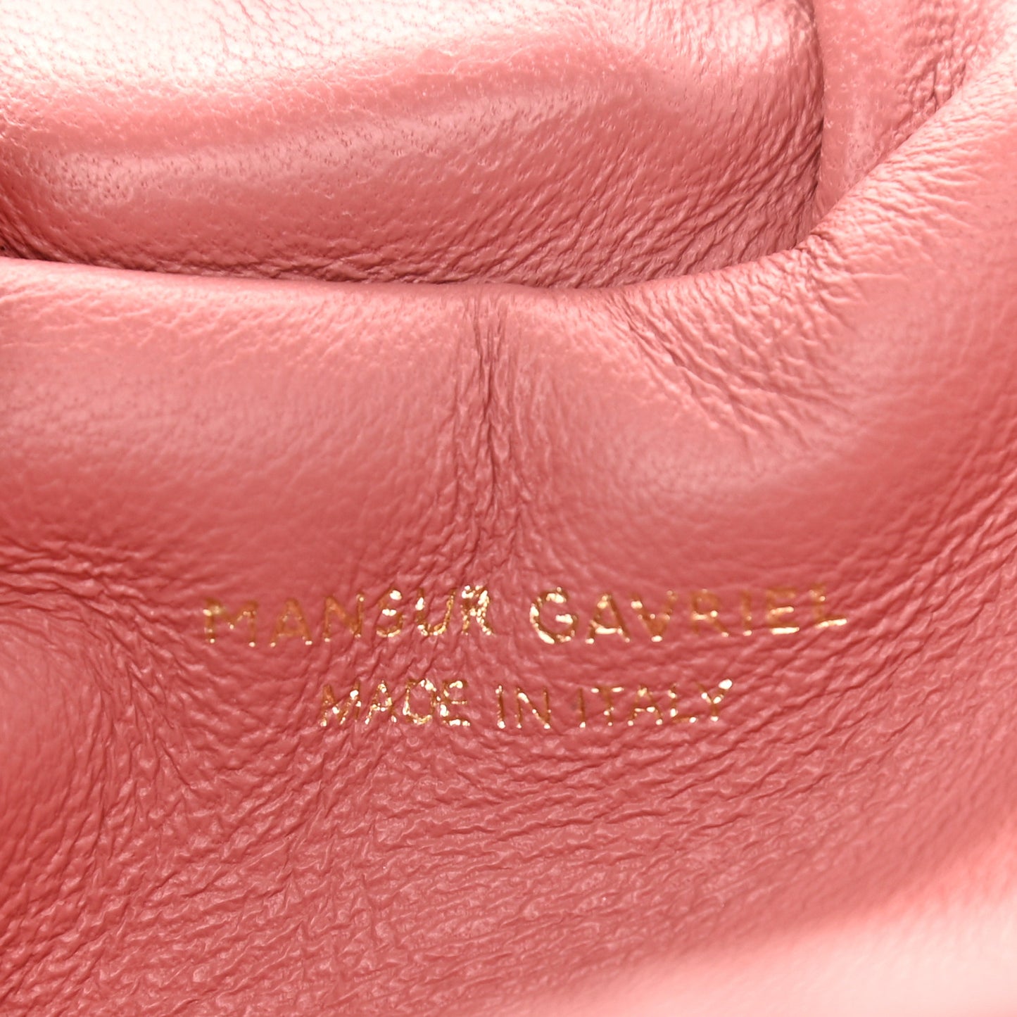 Lambskin Mini Cloud Clutch Blush