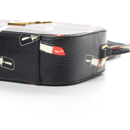 Saint Laurent Calfskin Lipstick Print Small Monogram Camera Bag Black 10 of 11