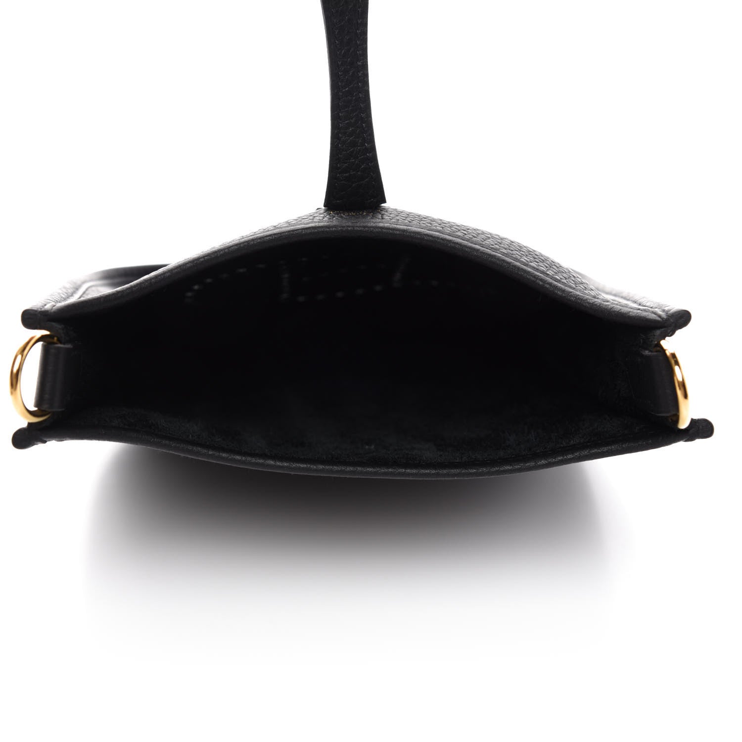 Hermes Taurillon Clemence Evelyne TPM Black 5 of 10