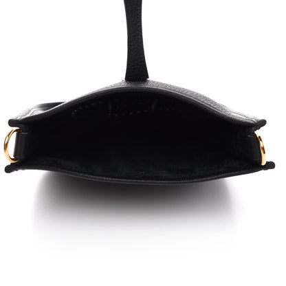 Hermes Taurillon Clemence Evelyne TPM Black 5 of 10