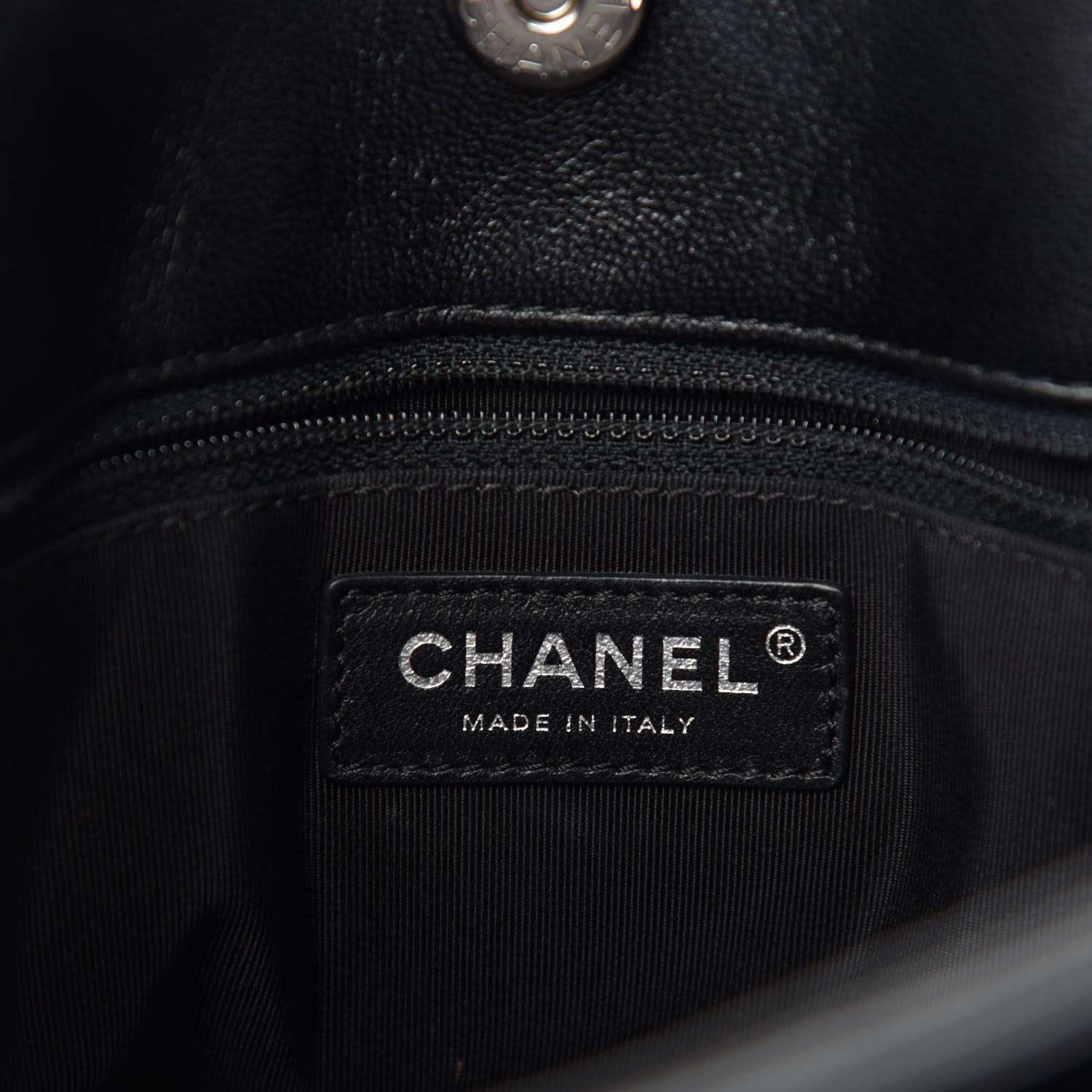 Chanel Patent Quilted Just Mademoiselle Bowling Bag Black 8 of 11