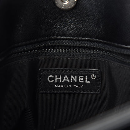 Chanel Patent Quilted Just Mademoiselle Bowling Bag Black 8 of 11