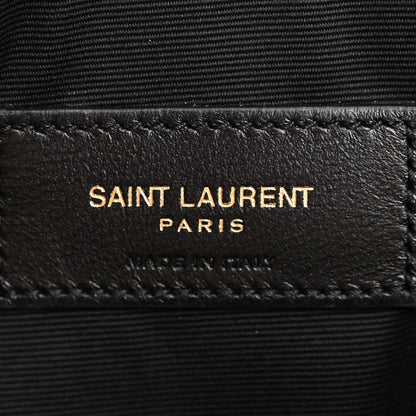 Saint Laurent Micro Raffia Uptown Pouch Natural Hay Blush 6 of 7