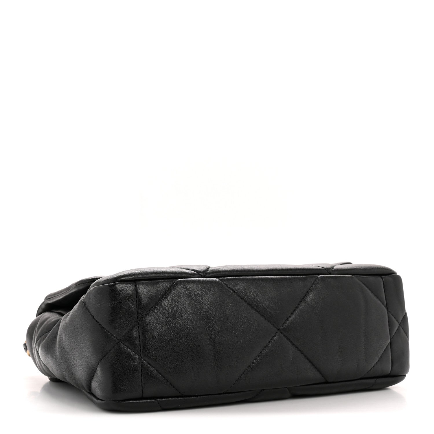 Chanel Goatskin Quilted Medium Chanel 19 Flap Black 4 of 12