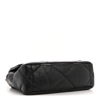 Chanel Goatskin Quilted Medium Chanel 19 Flap Black 4 of 12