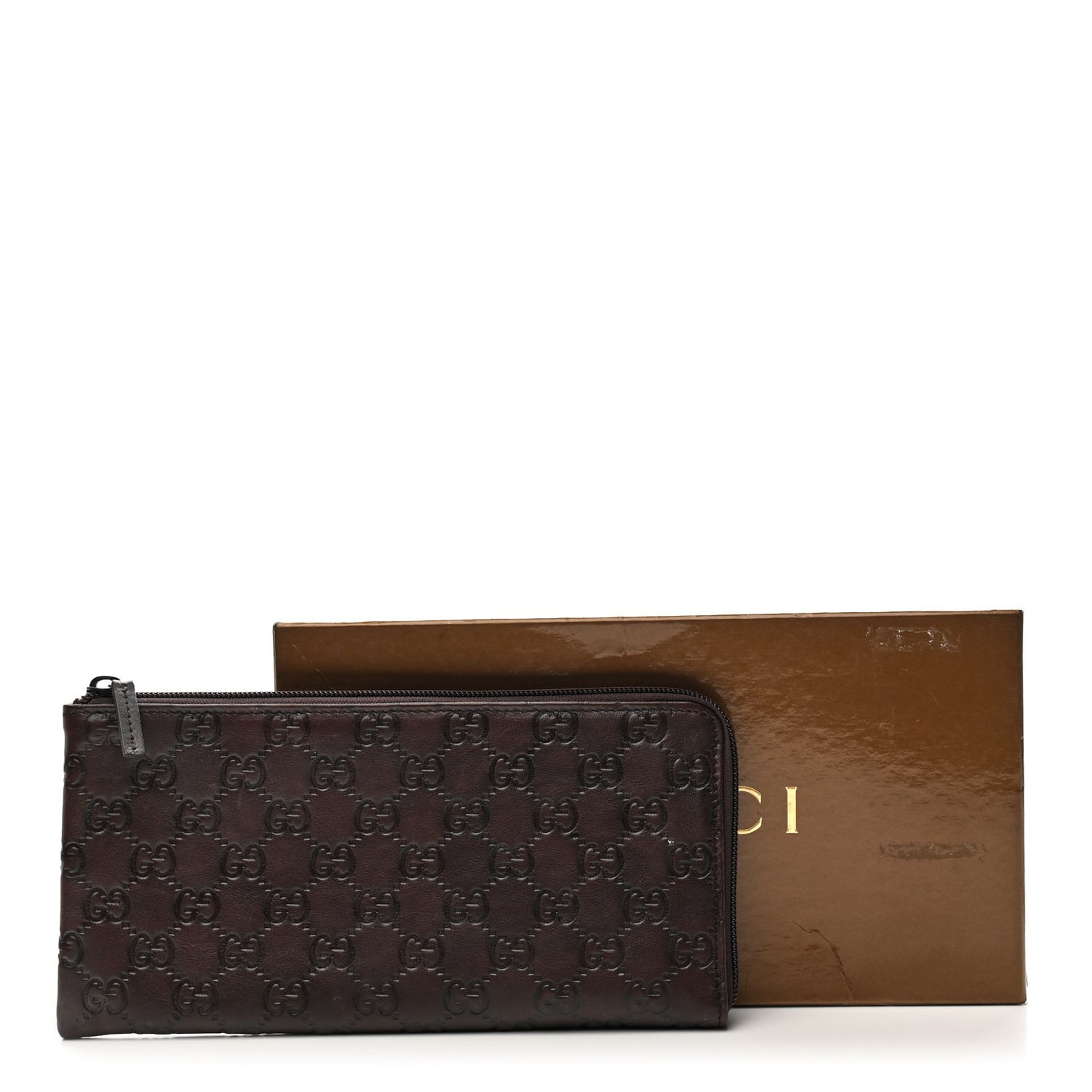 Guccissima Vitello Tender Pouch Testa di Moro