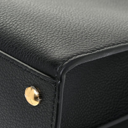 Burberry Grainy Calfskin Large Title Bag Black 13 of 18