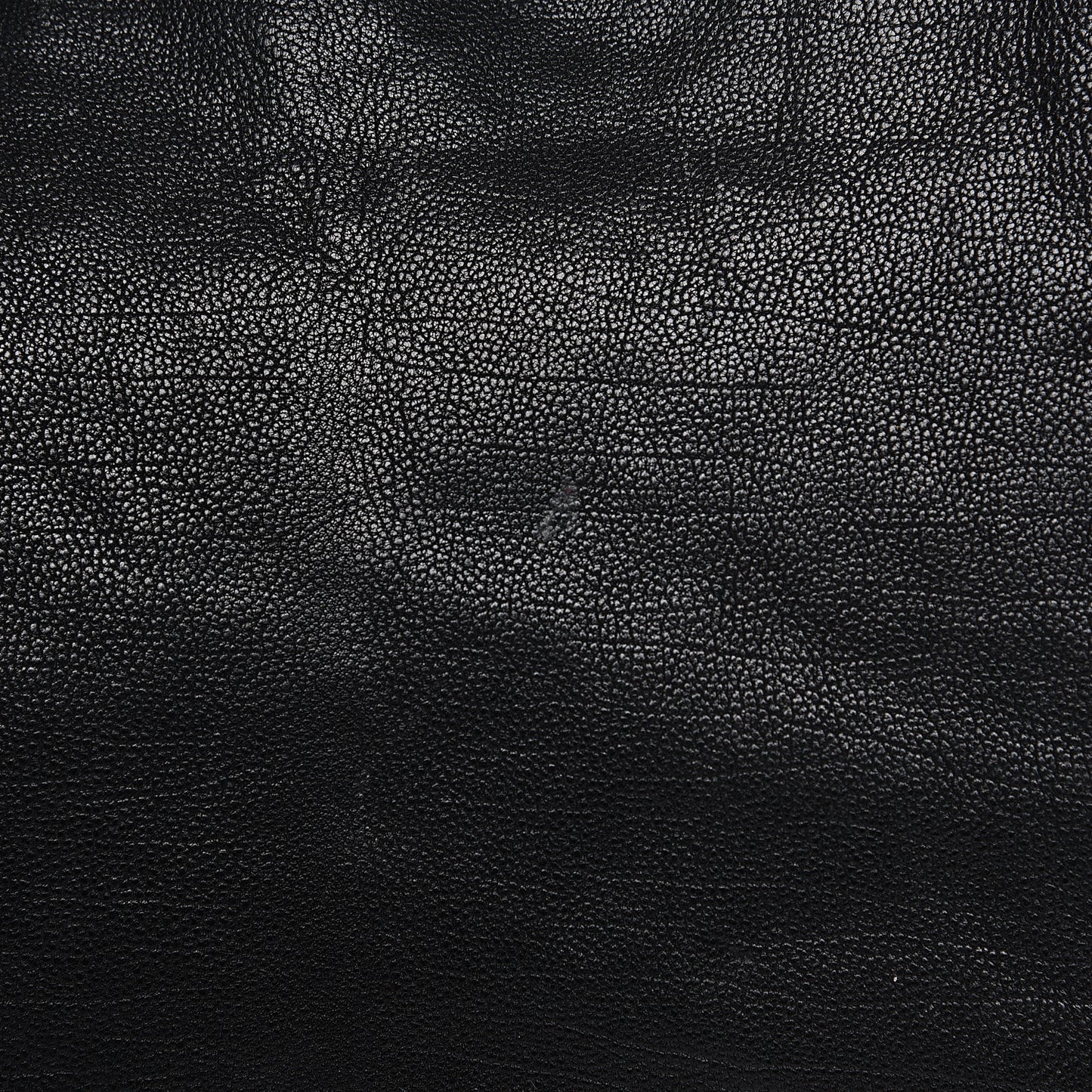 Glazed Calfskin East West Modern Chain Tote Black