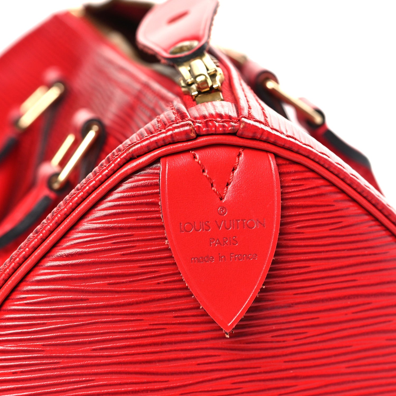 Louis Vuitton Epi Speedy 25 Rouge 6 of 12