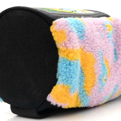 Loewe Neoprene Wool Camouflage Eye/LOEWE/Nature Chalk Drawstring Bag Black Multicolor 10 of 10