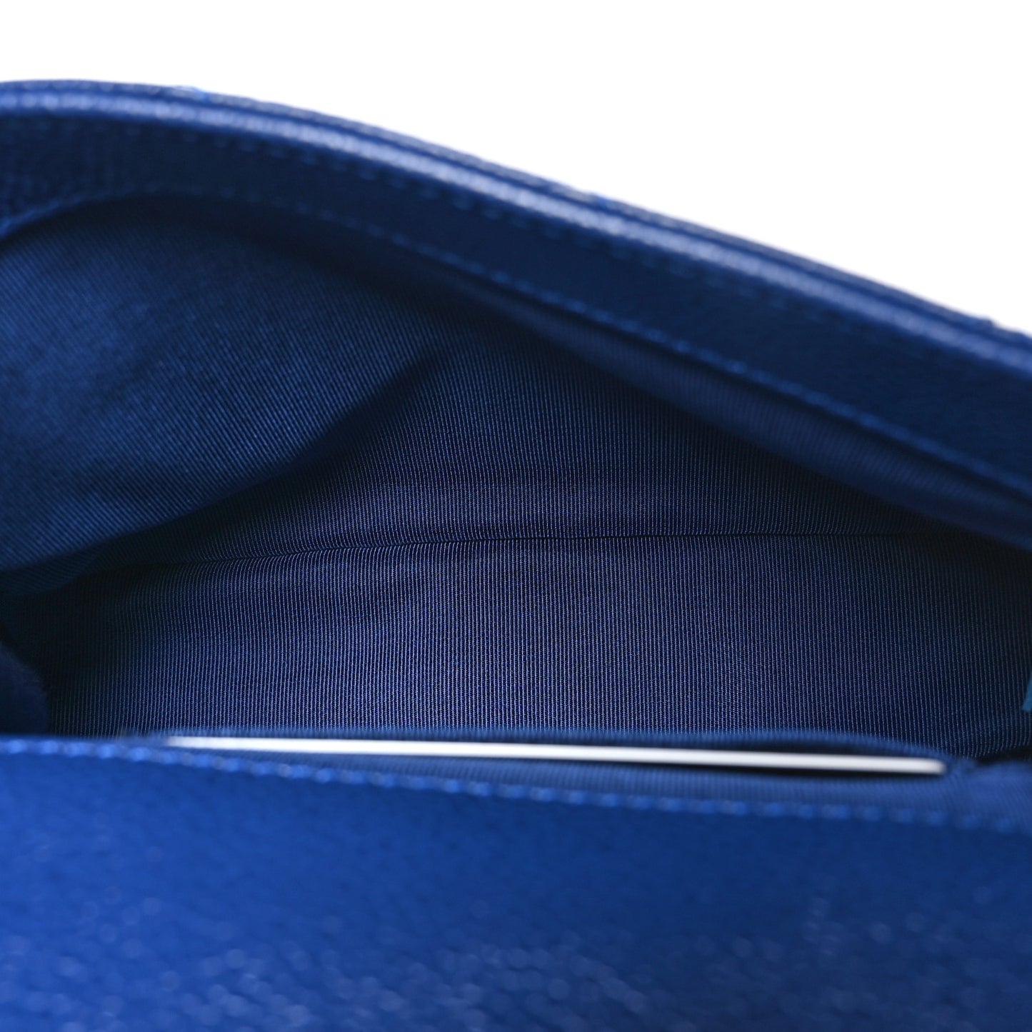 Caviar Quilted Incognito Mini Square Flap Dark Blue