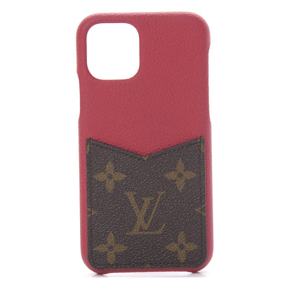 Louis Vuitton Calfskin Monogram iPhone 11 Pro Bumper Scarlet 1 of 9