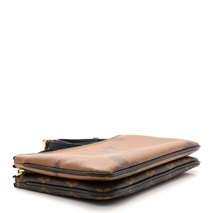 Louis Vuitton Reverse Monogram Giant Double Zip Pochette 4 of 11