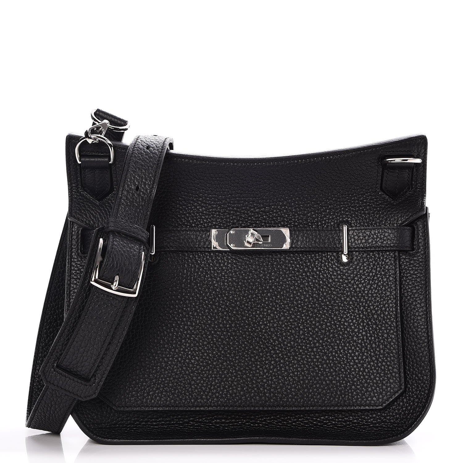 Hermes Taurillon Clemence Jypsiere 28 Black 1 of 7