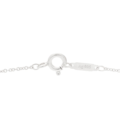 Tiffany Sterling Silver Enamel Return to Tiffany Double Heart Tag Pendant Necklace Pink 4 of 5