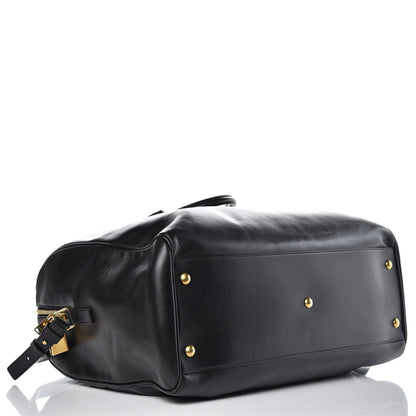 Saint Laurent Calfskin Classic Duffle 24 Black 4 of 13