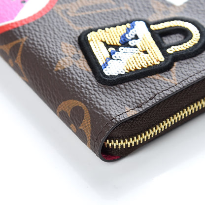 Louis Vuitton Monogram Travel Stickers Zippy Coin Purse 6 of 12