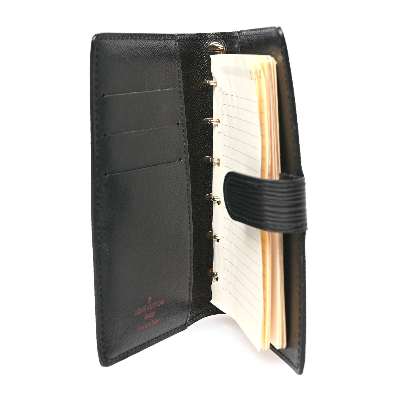 Louis Vuitton Epi Small Ring Agenda Black 5 of 7